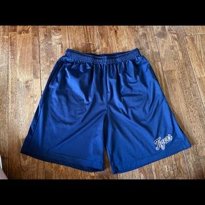 Mens Large, blue and Detroit Tigers excellent condition! 100%polyester